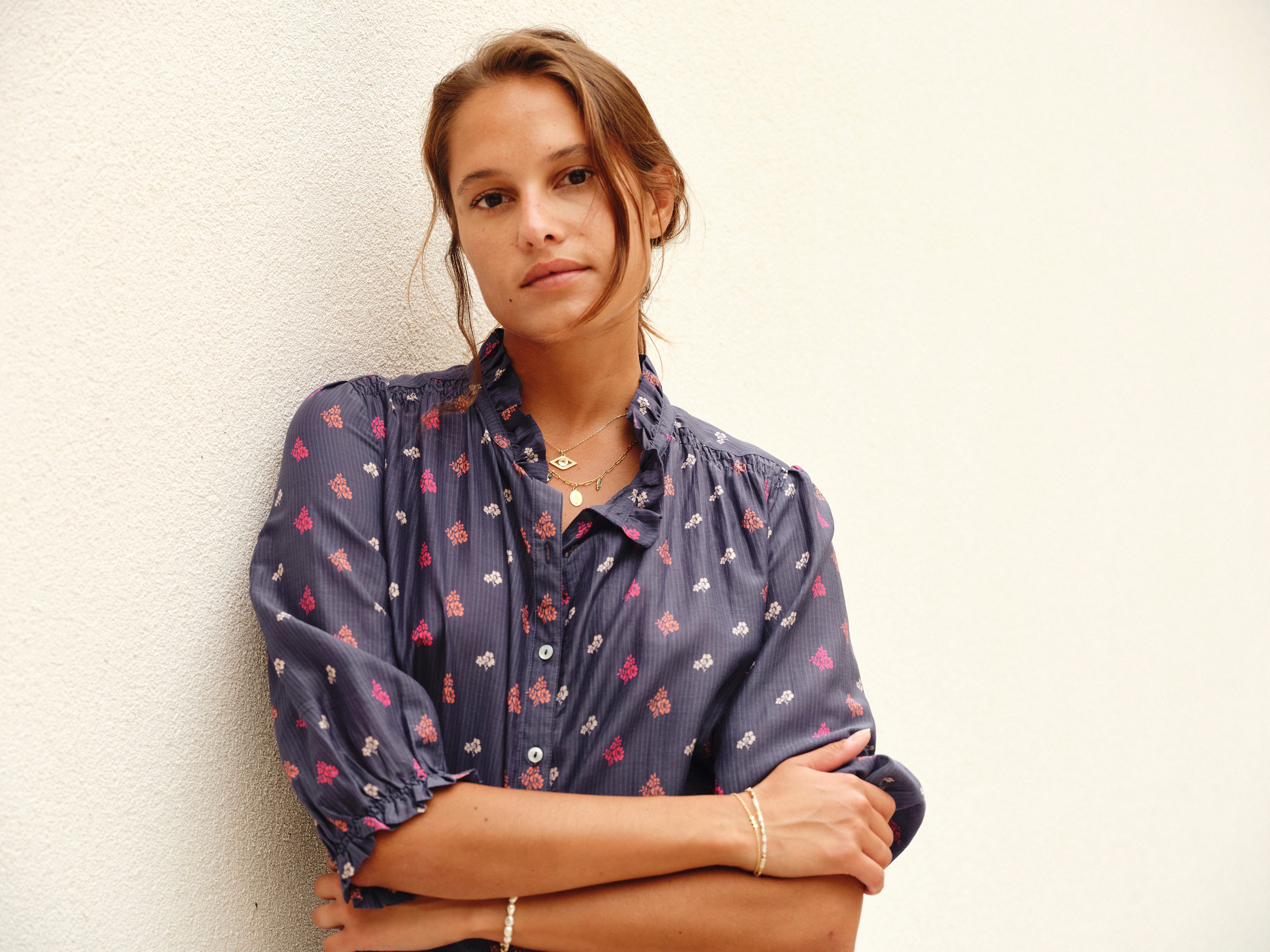 Auden Long Sleeve Top - Navy
