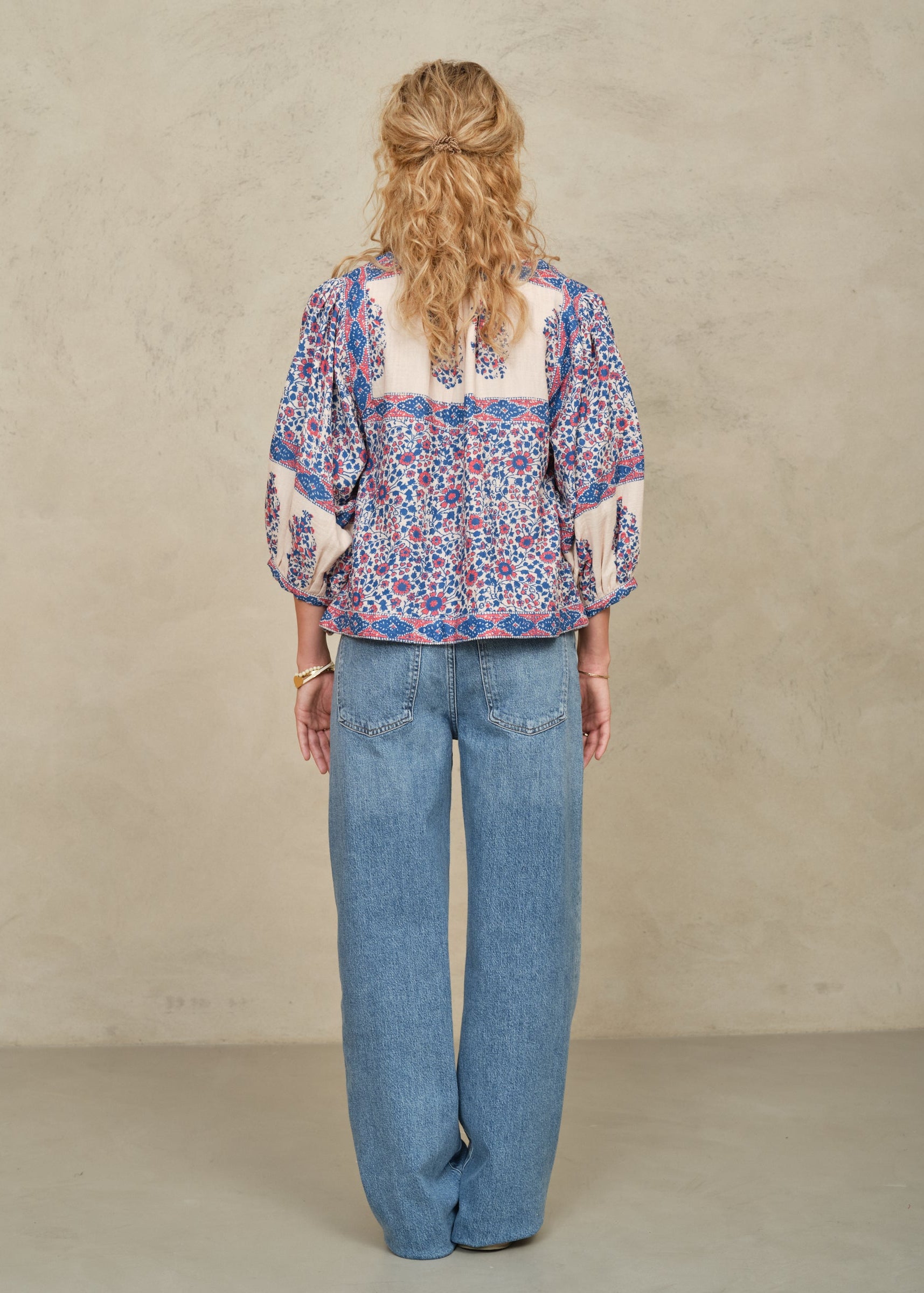 Della Jacket - Blue/Pink