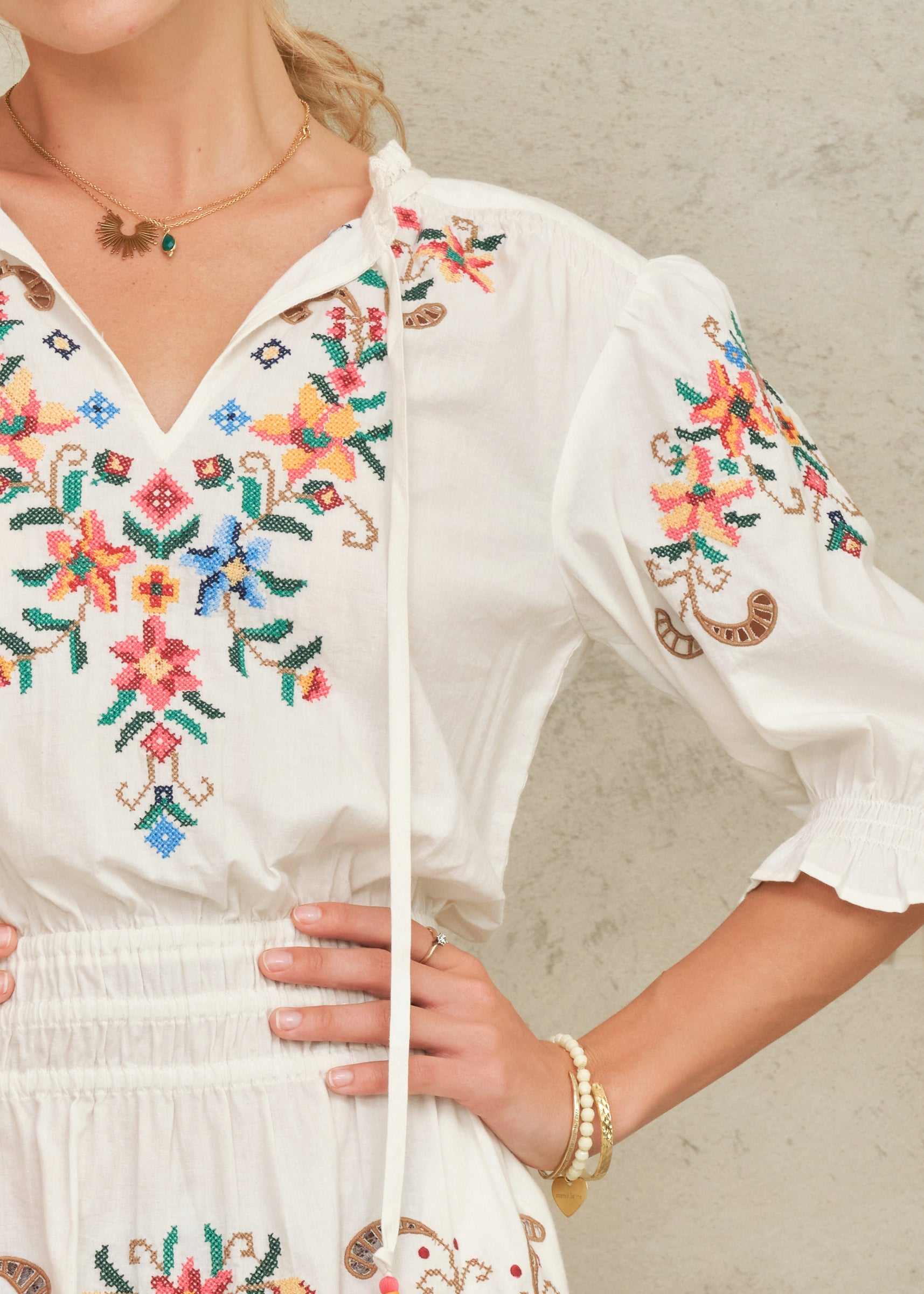 Gracie Midi Dress - Multi