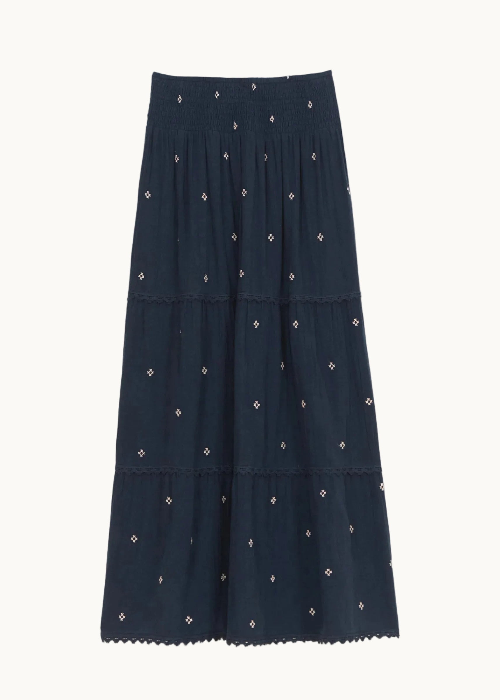 Lucca Maxi Skirt - Indigo