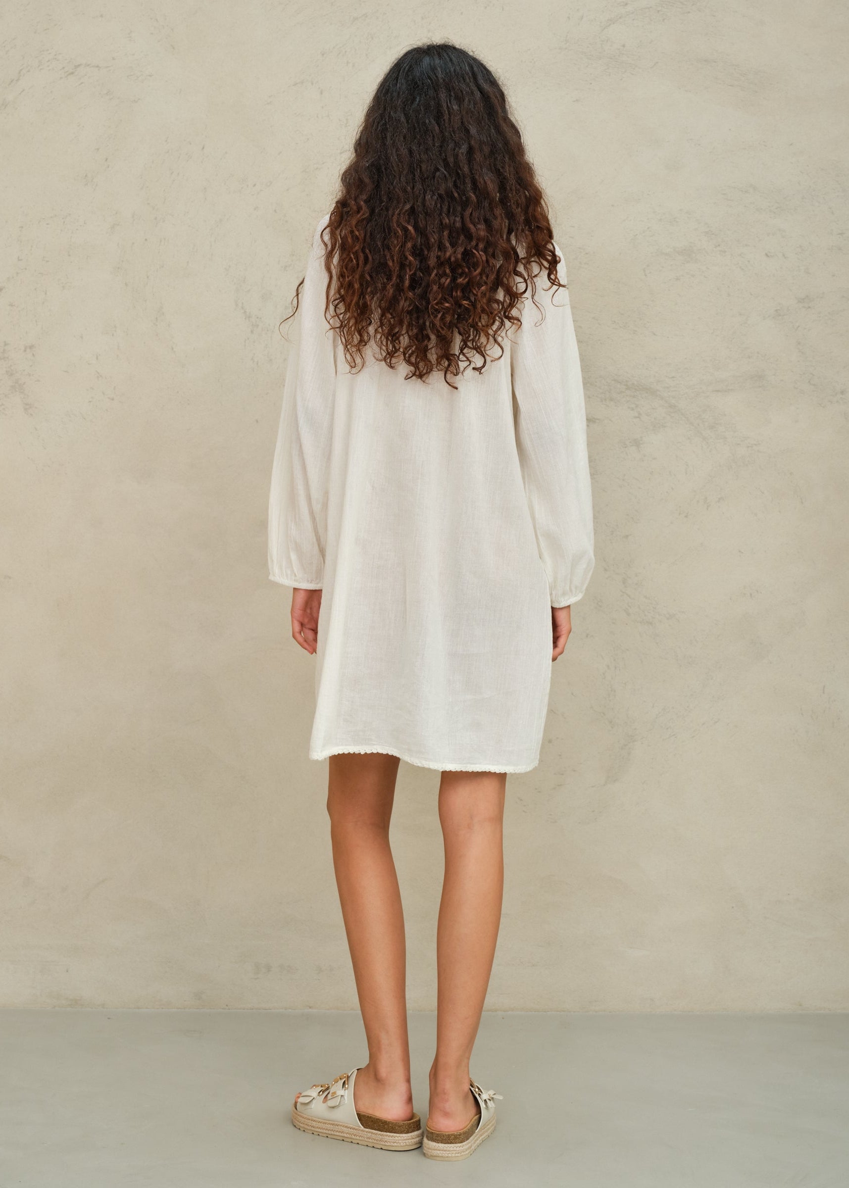 Talia Kaftan - Ecru