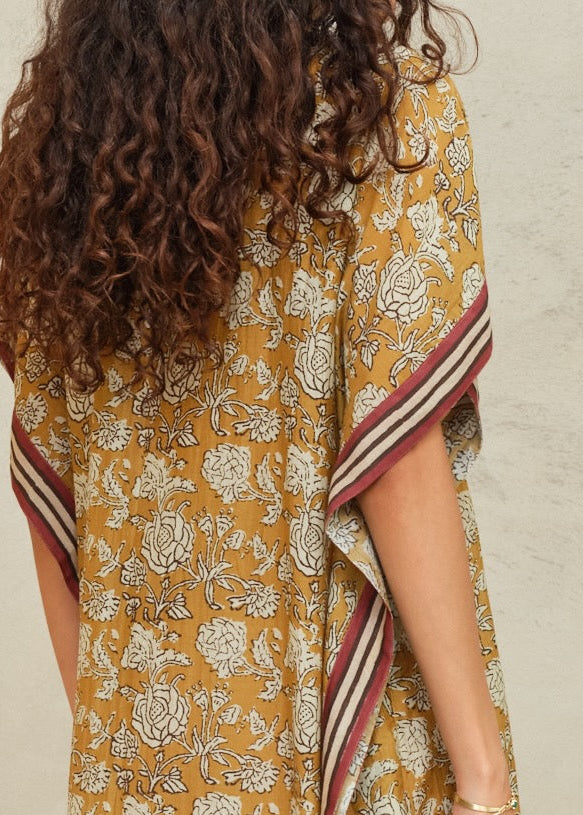 Tulsi Kaftan - Mustard