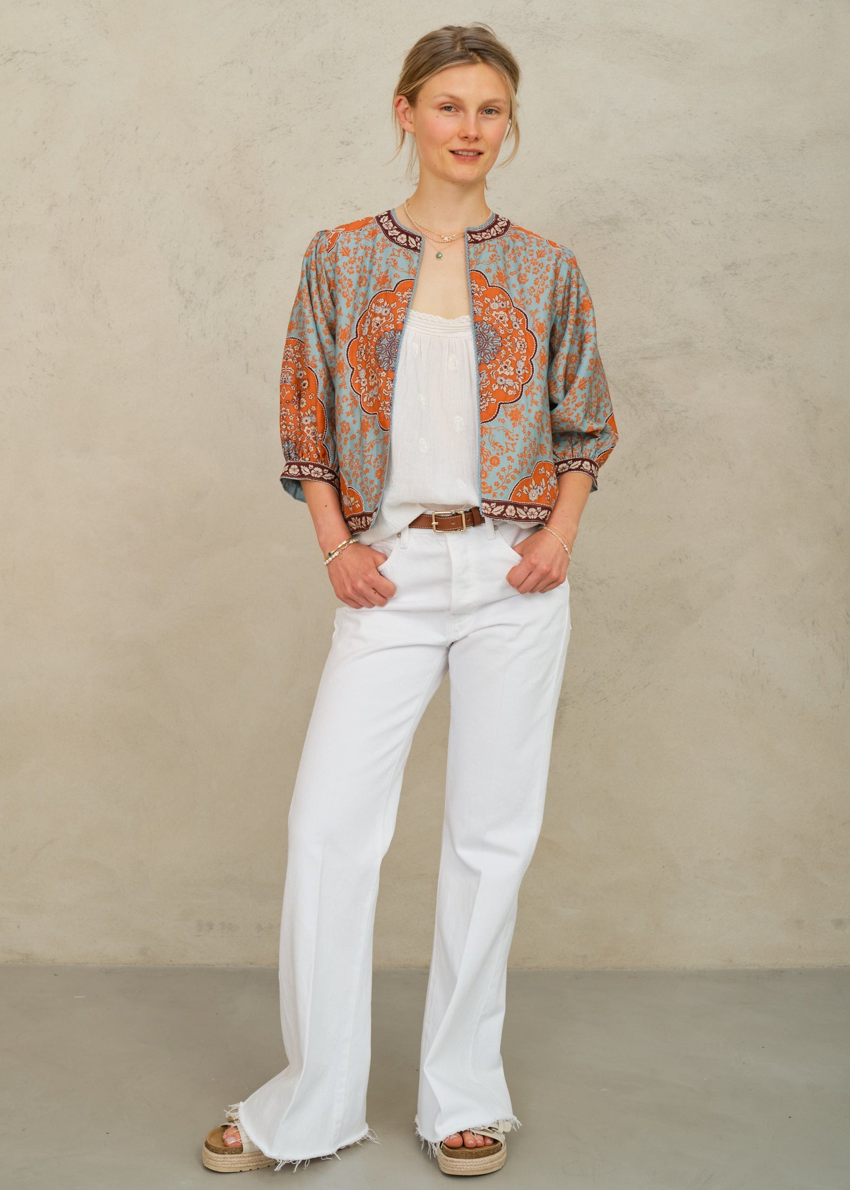 Ursa Jacket - Blue/Rust