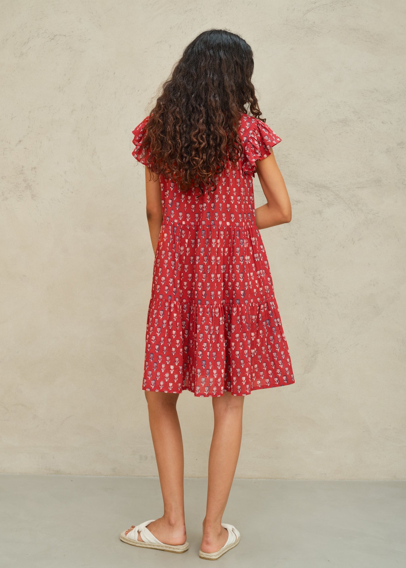 Ari Frill Sundress - Red
