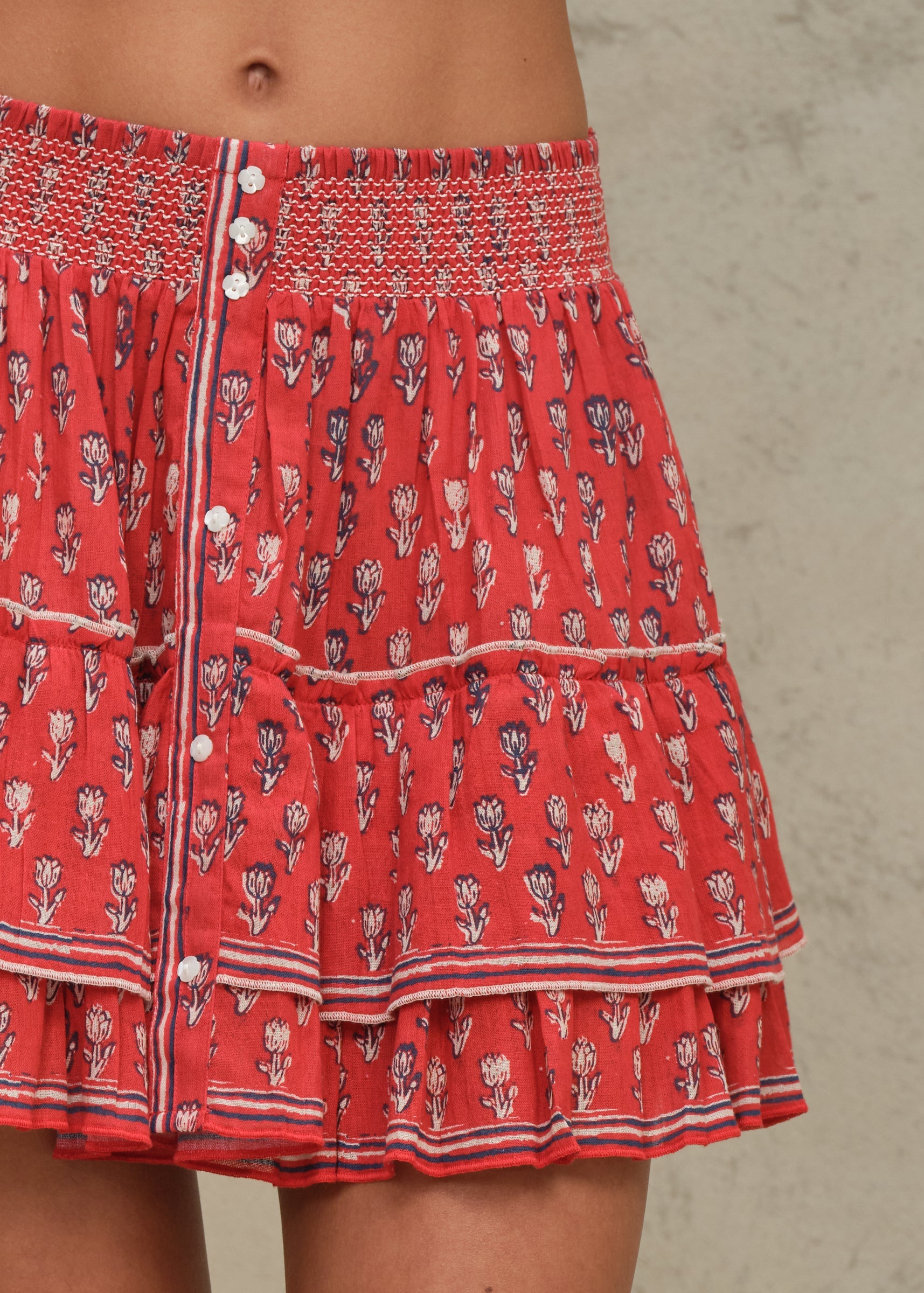 Ari Mini Skirt - Red