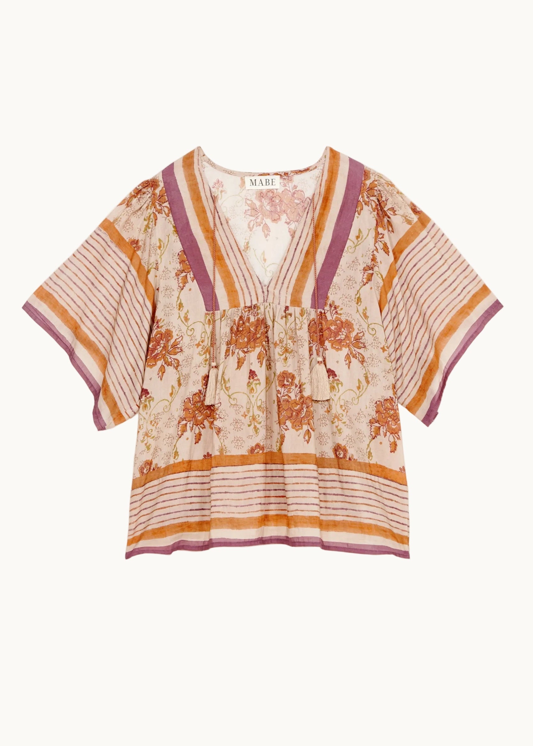 Aubrie Short Sleeve Top - Multi