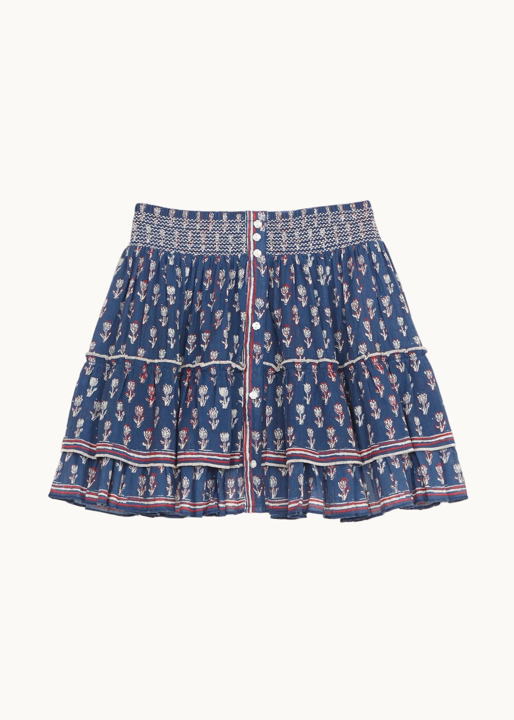 Ari Mini Skirt - Indigo