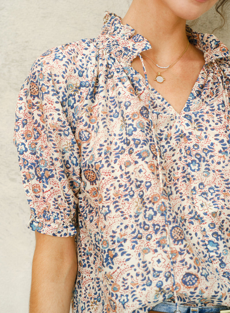 Cass Printed Top