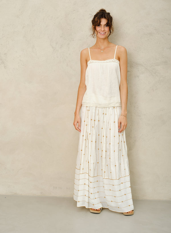 Dacy Maxi Skirt - Mustard