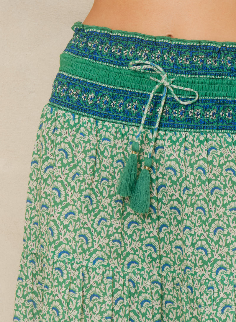 Dana Maxi Skirt - Green