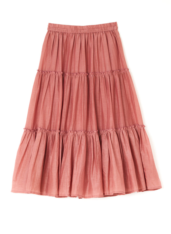 Della Midi Skirt - Dusty Pink