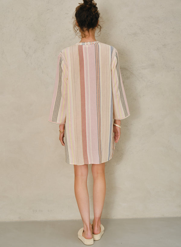 Elba Striped Kaftan