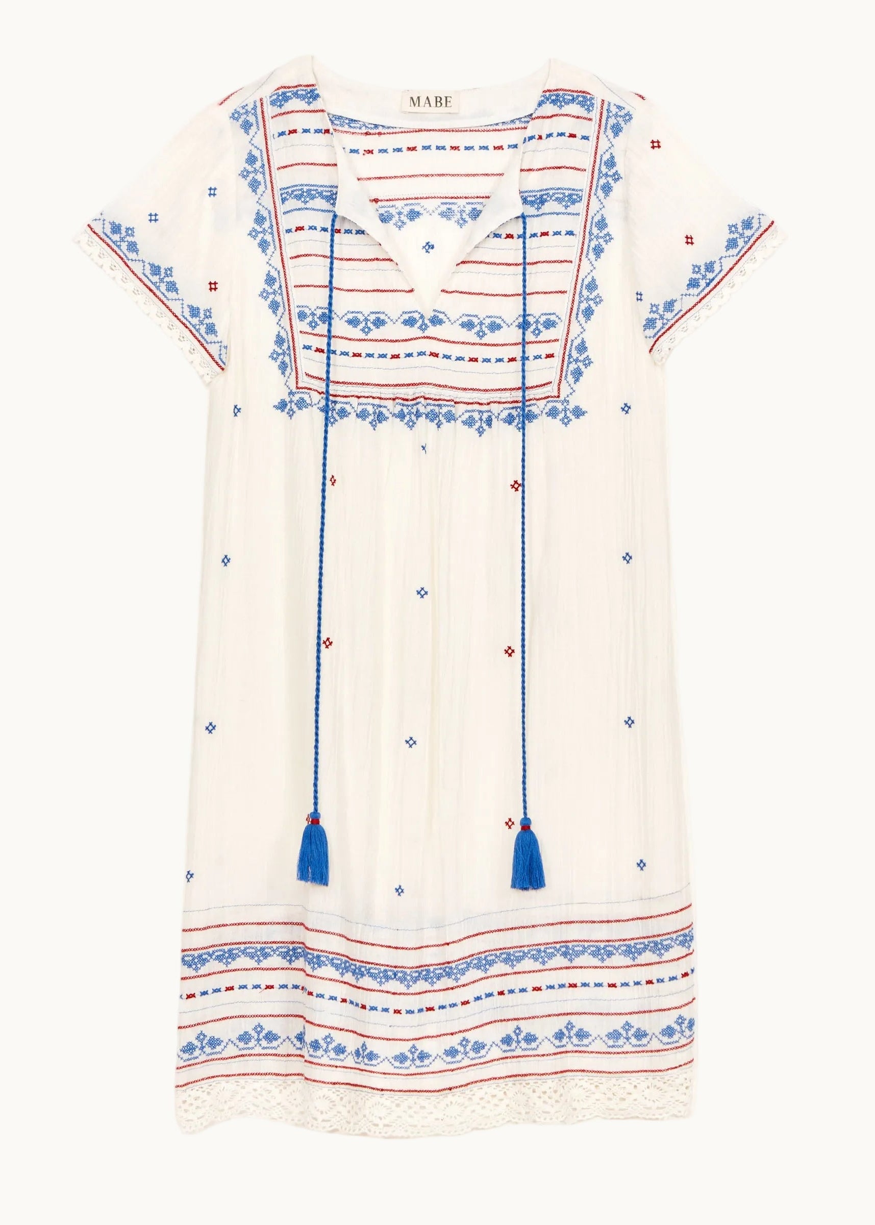 Elsa Sundress - Ecru/Multi