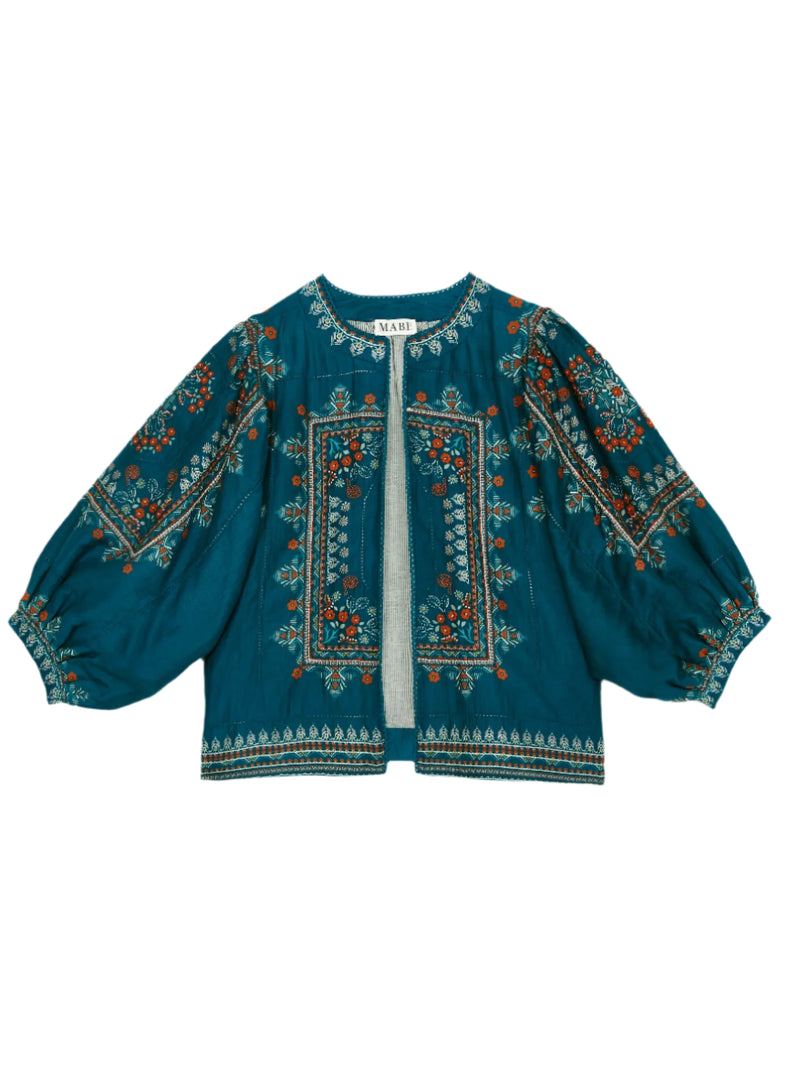 Eden Jacket - Blue/ Multi