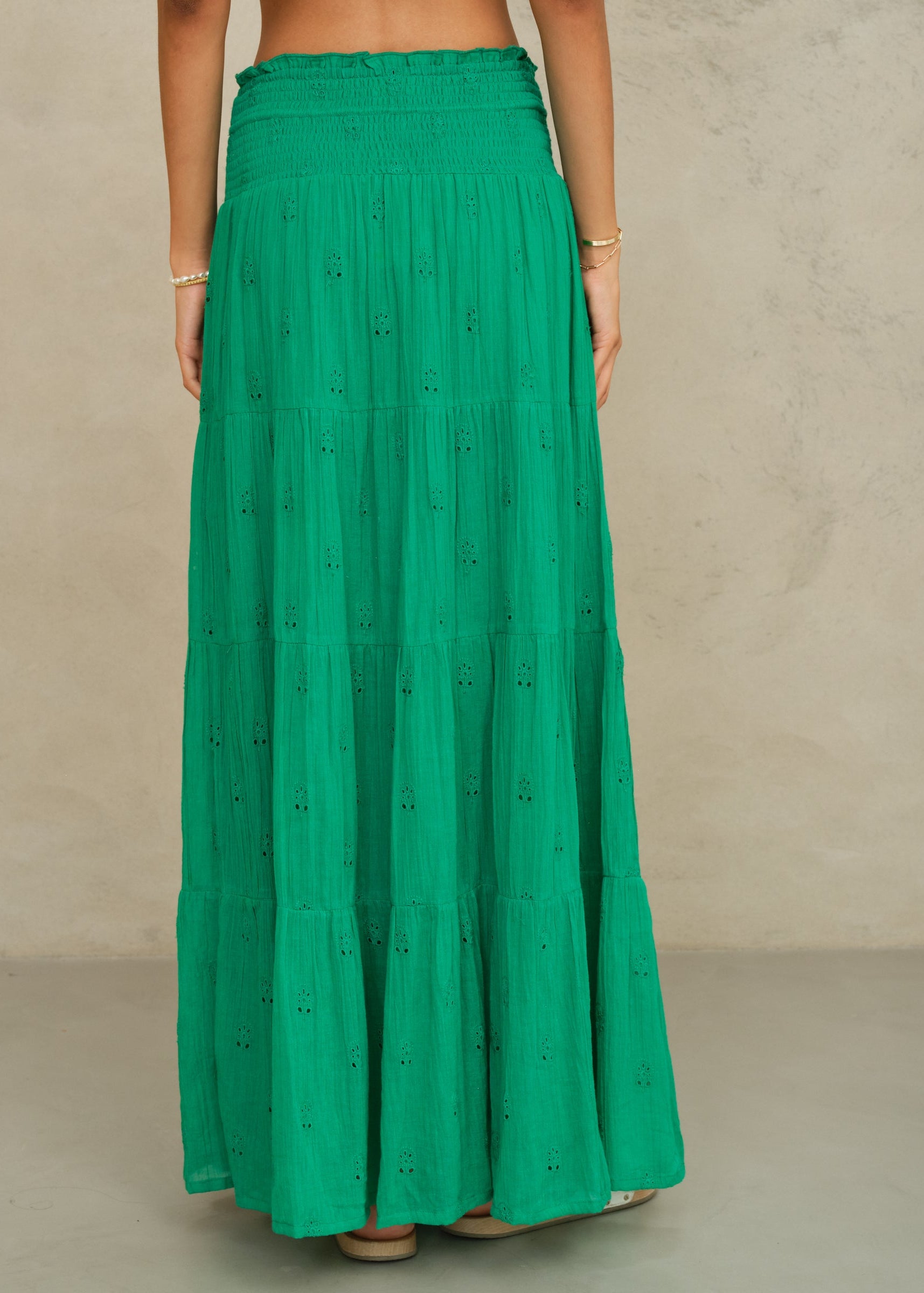 Frani Maxi Skirt - Green