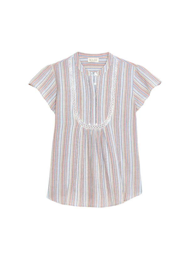 Freya Top - Multi Stripe