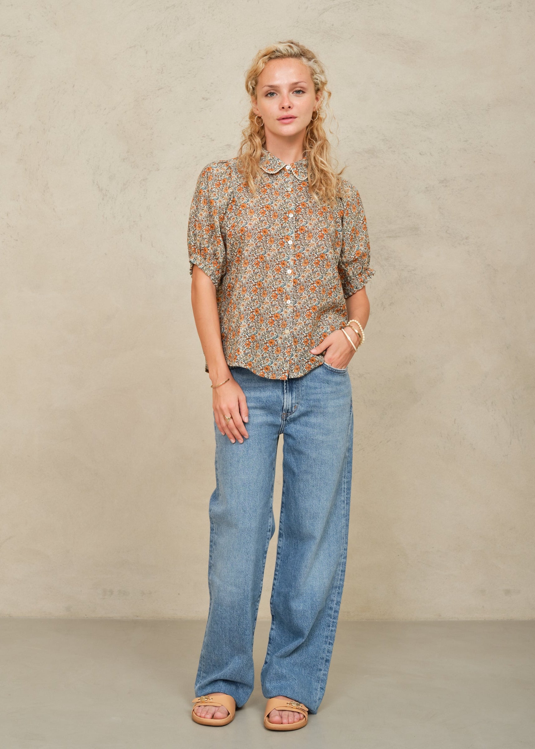 Jaci Short Sleeve Top - Multi