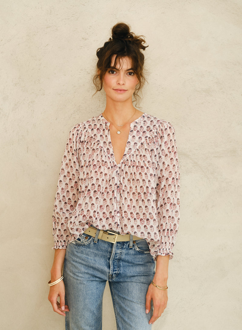 Kiki Long Sleeved Top - Blue