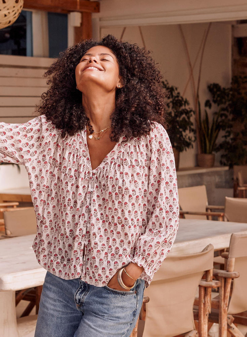 Kiki Long Sleeved Top -Pink