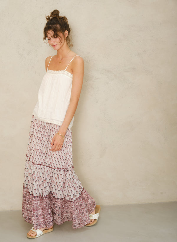Kiki Maxi Skirt - Blue
