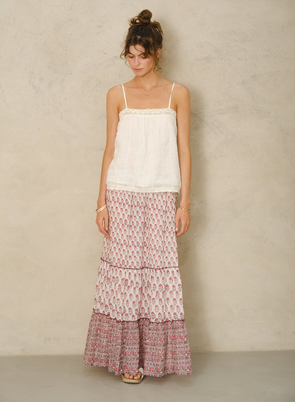 Kiki Maxi Skirt - Pink