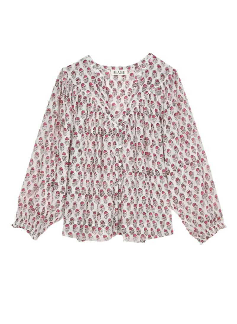 Kiki Long Sleeved Top -Pink