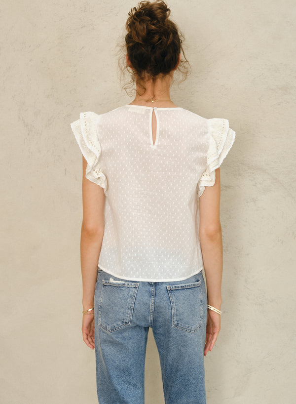 Lori Embroidered Top