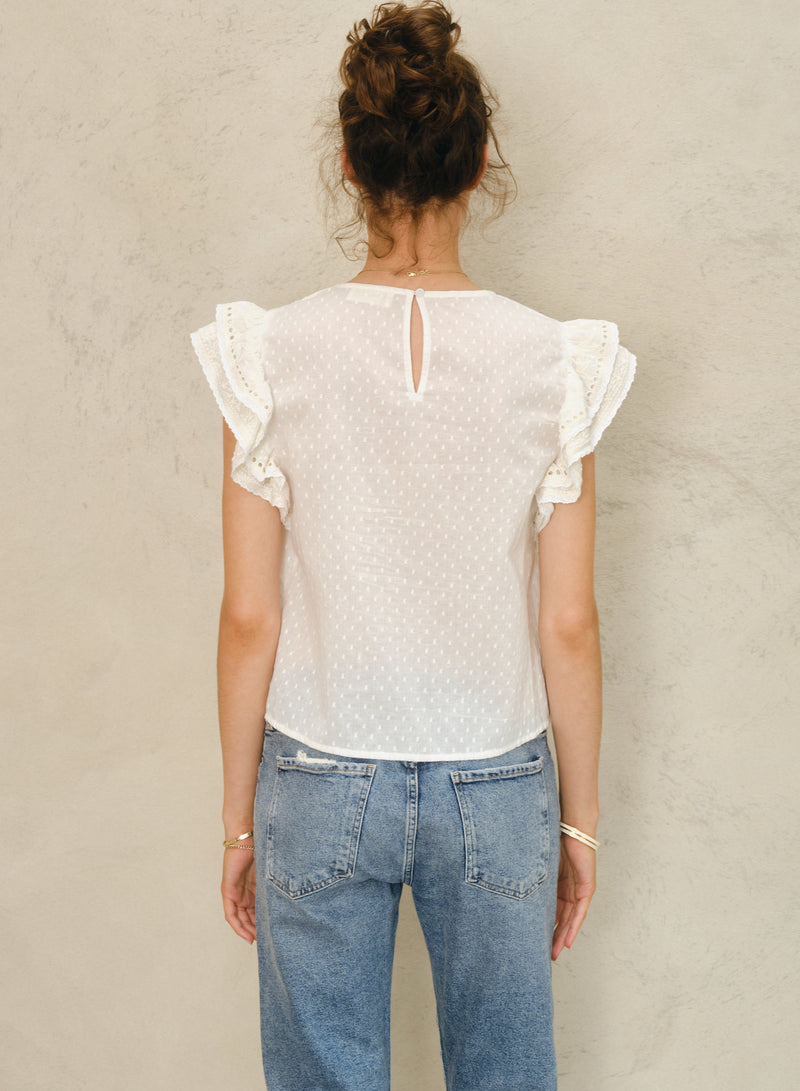 Lori Embroidered Top