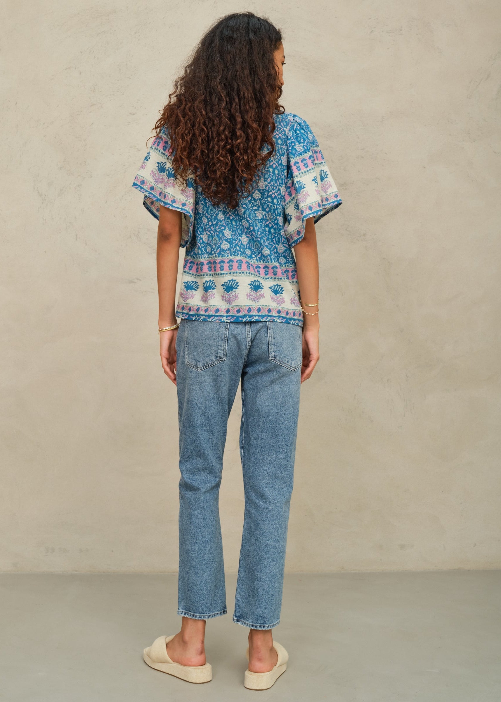 Myla Short Sleeve Top - Multi