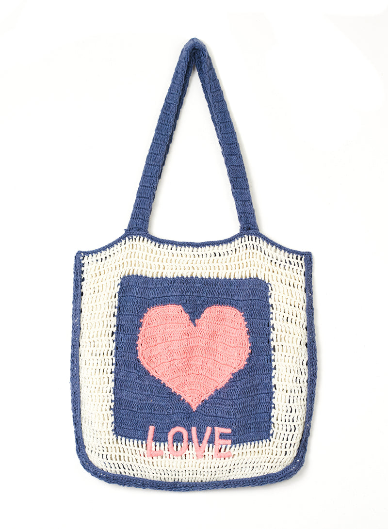 Neve Crochet Bag - Love