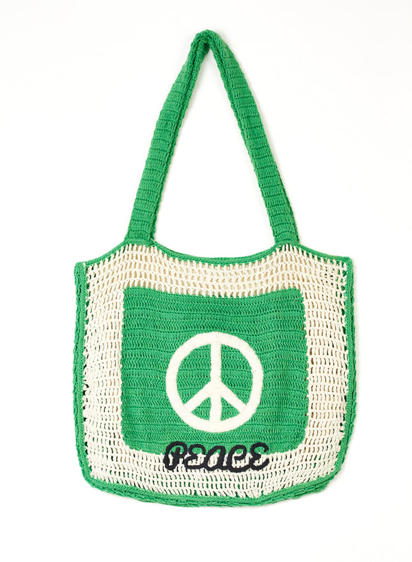 Neve Crochet Bag - Peace