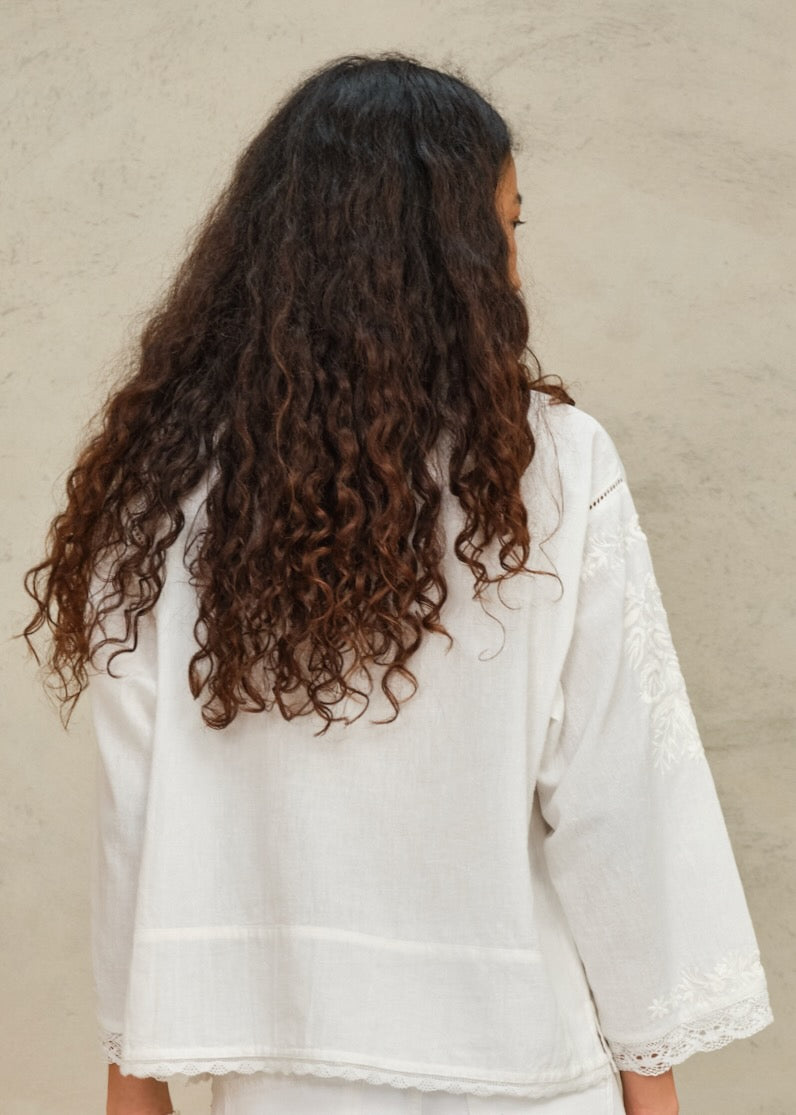 Rosa Top - Ivory