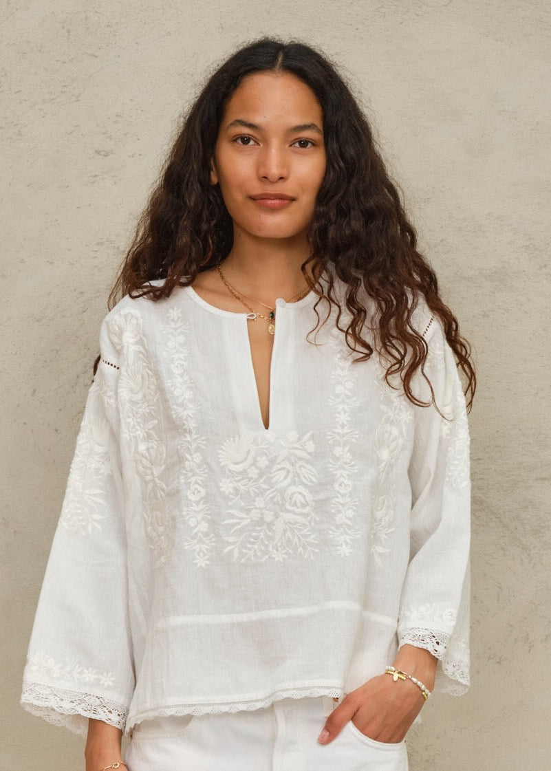 Rosa Top - Ivory