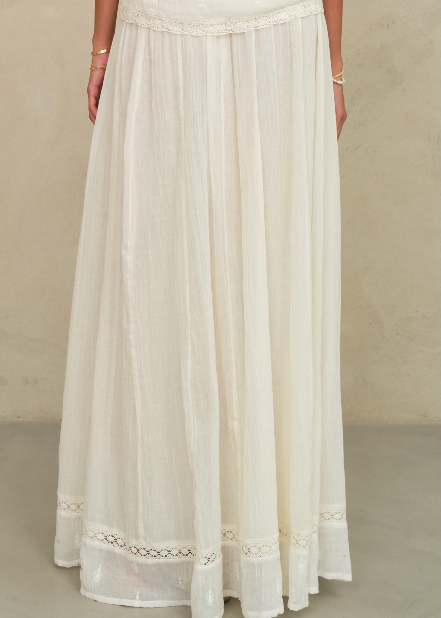 Seri Maxi Skirt - Ecru