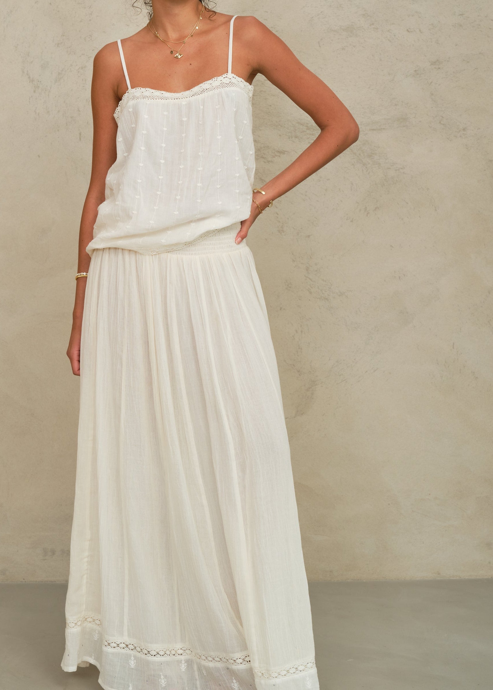 Seri Maxi Skirt - Ecru